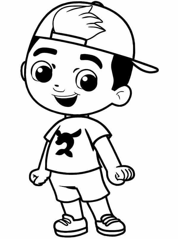 Luccas neto para colorir — desenho para imprimir