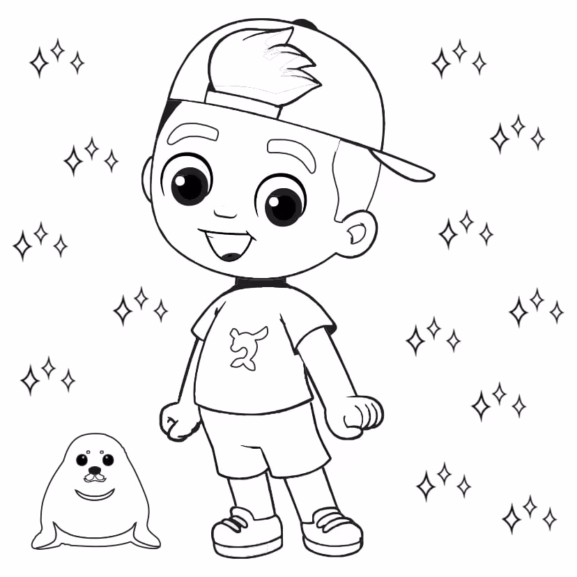 Luccas neto para colorir — desenho para imprimir