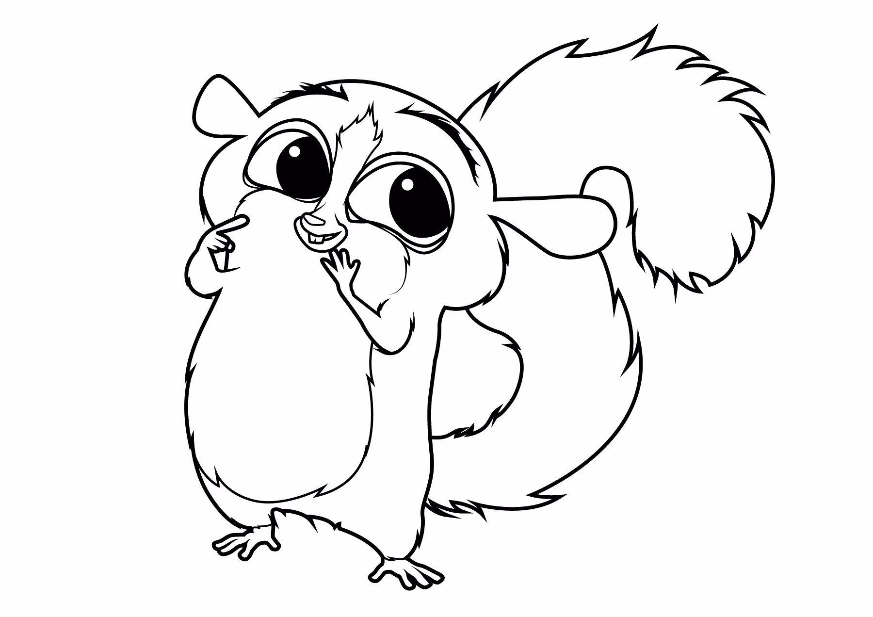 Madagascar para colorir — desenho para imprimir