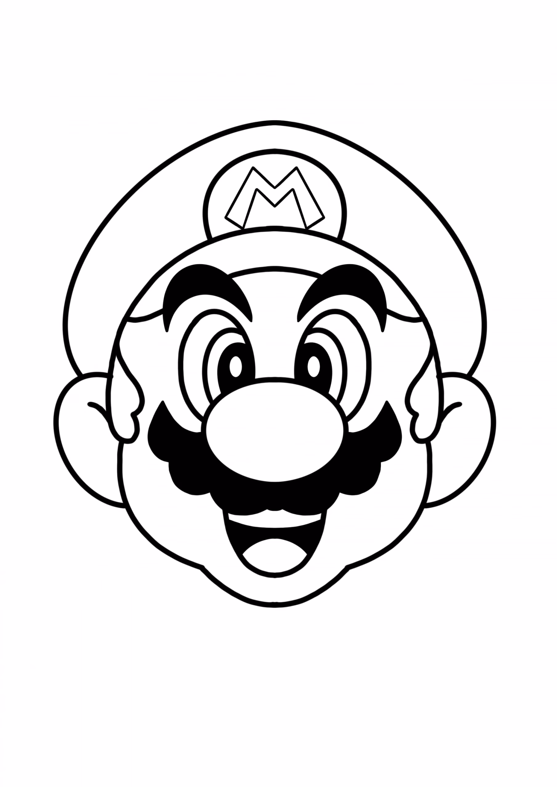Mario bros para colorir — desenho para imprimir