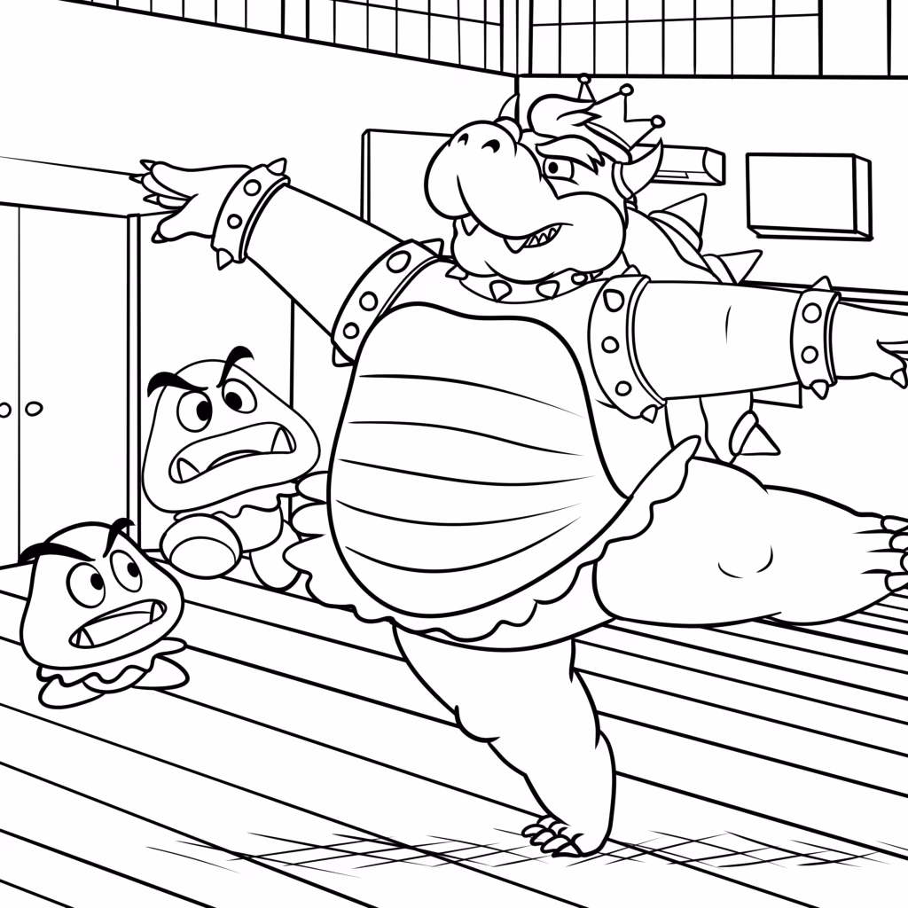 Mario bros para colorir — desenho para imprimir
