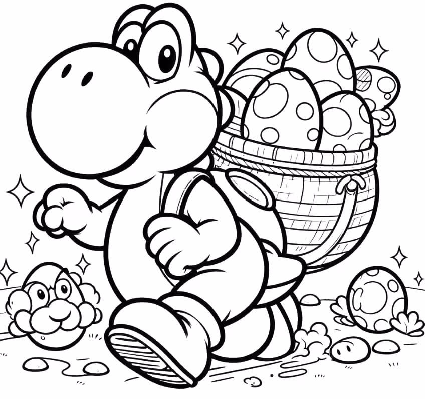 Mario bros para colorir — desenho para imprimir