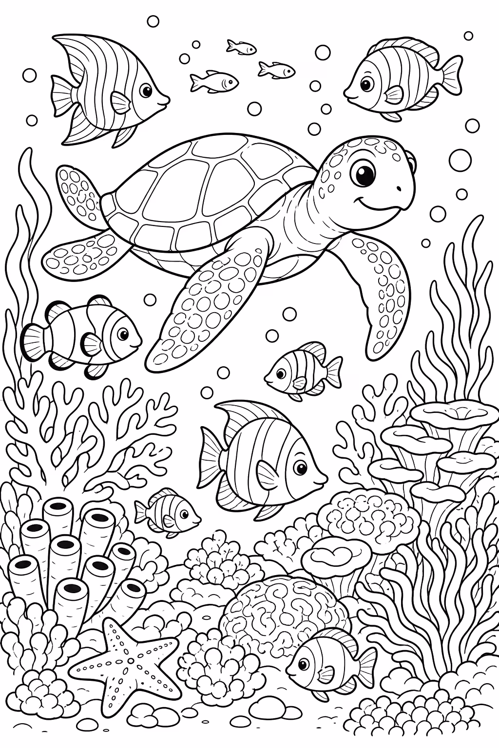 Meio ambiente para colorir — desenho para imprimir