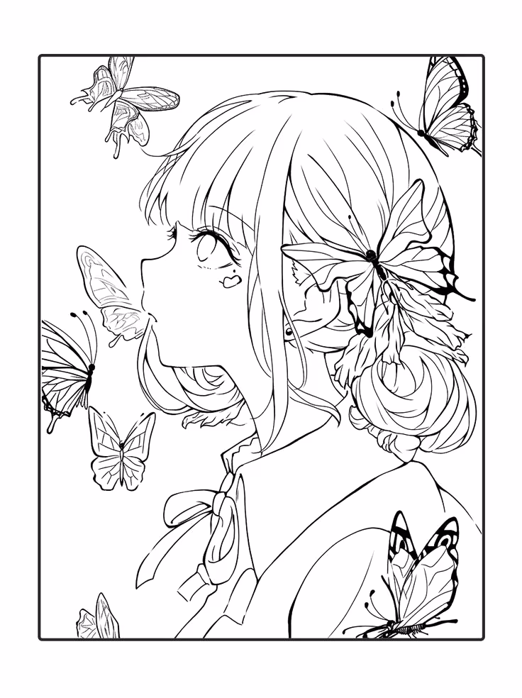 Meninas para colorir — desenho para imprimir