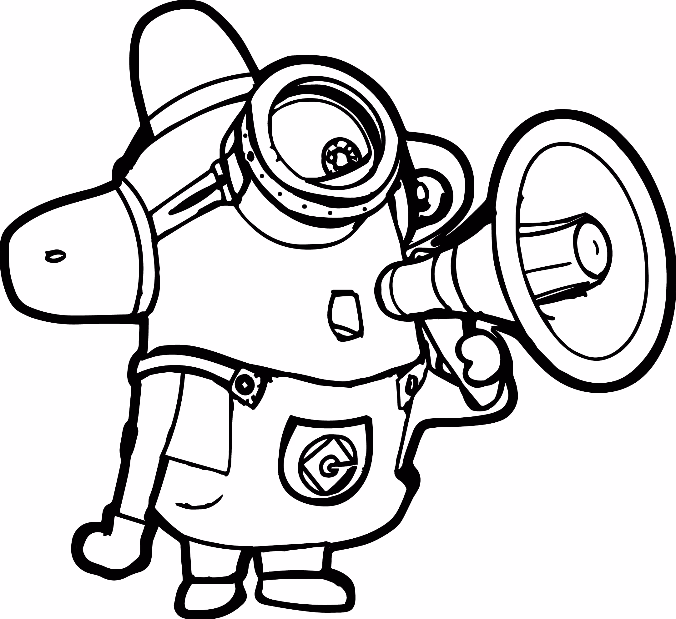 Meu malvado favorito para colorir — desenho para imprimir