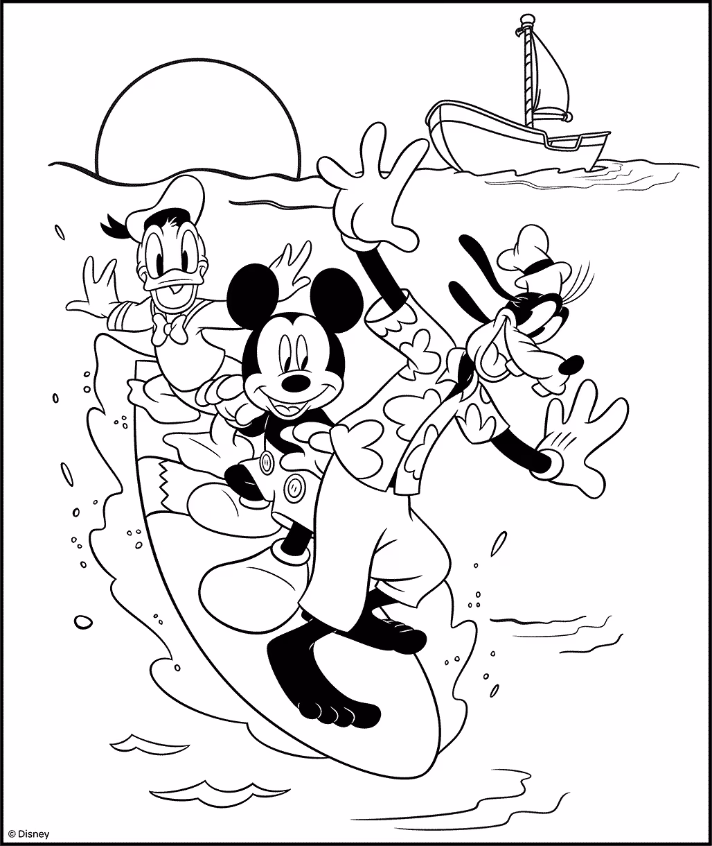 Mickey para colorir — desenho para imprimir