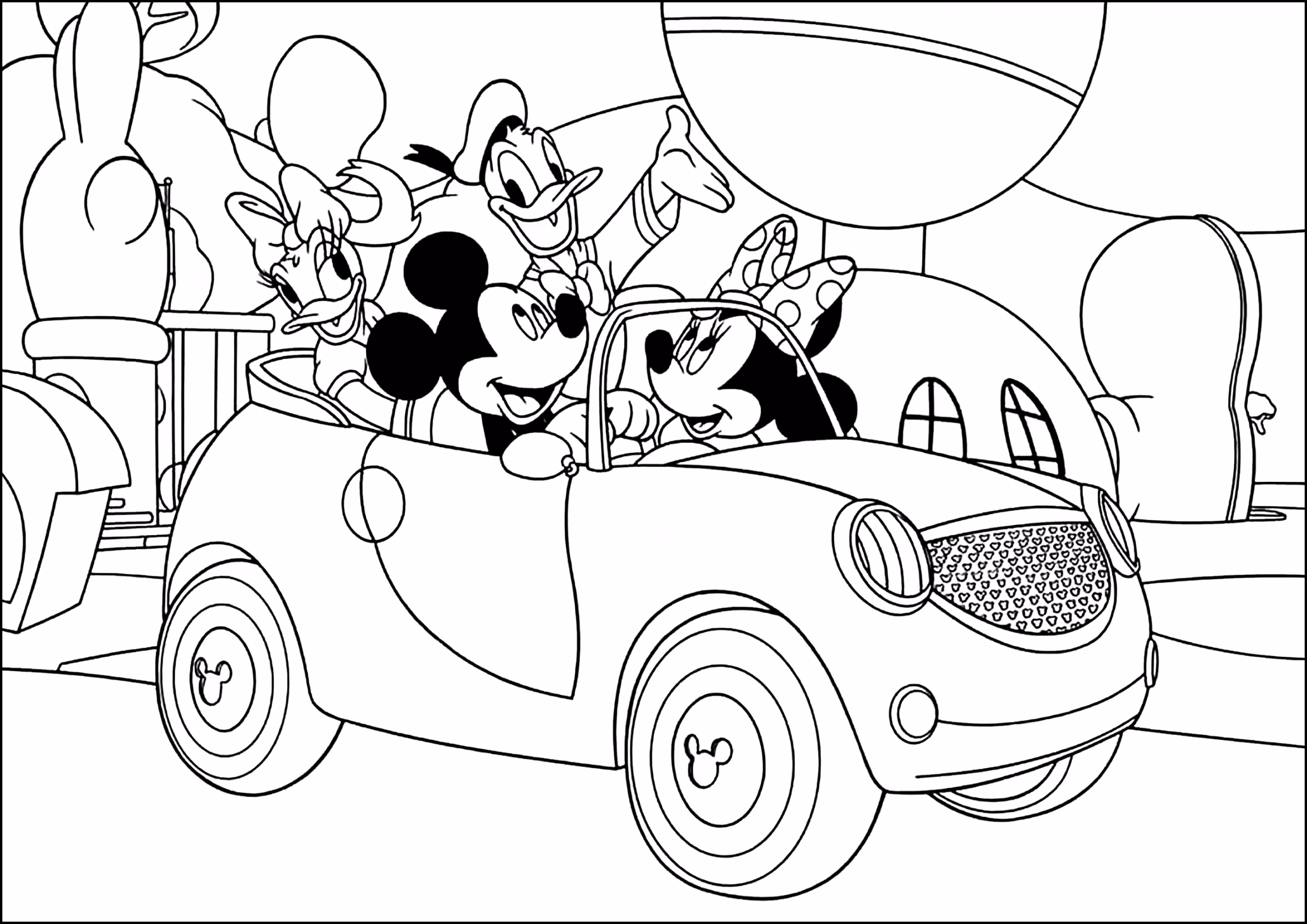 Mickey para colorir — desenho para imprimir