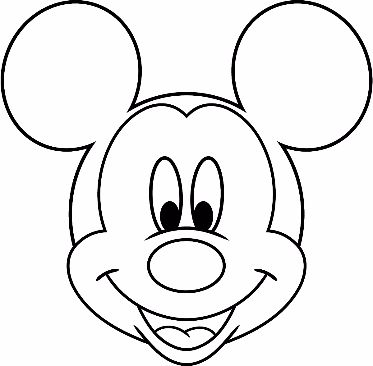 Mickey para colorir — desenho para imprimir