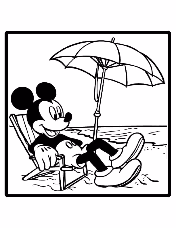 Mickey para colorir — desenho para imprimir