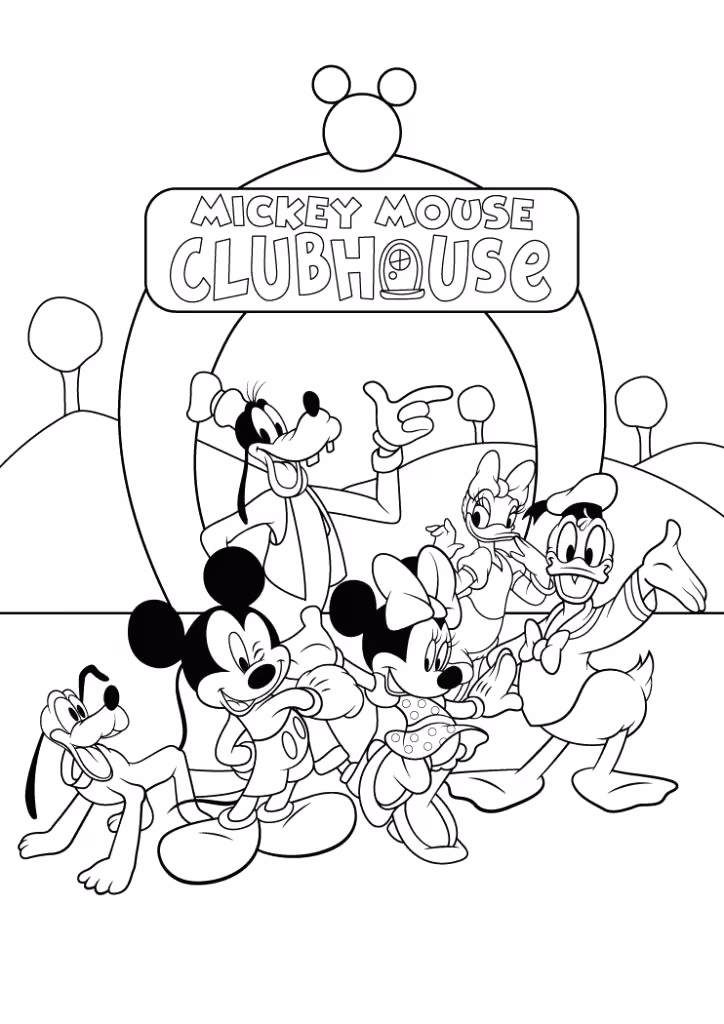 Mickey para colorir — desenho para imprimir