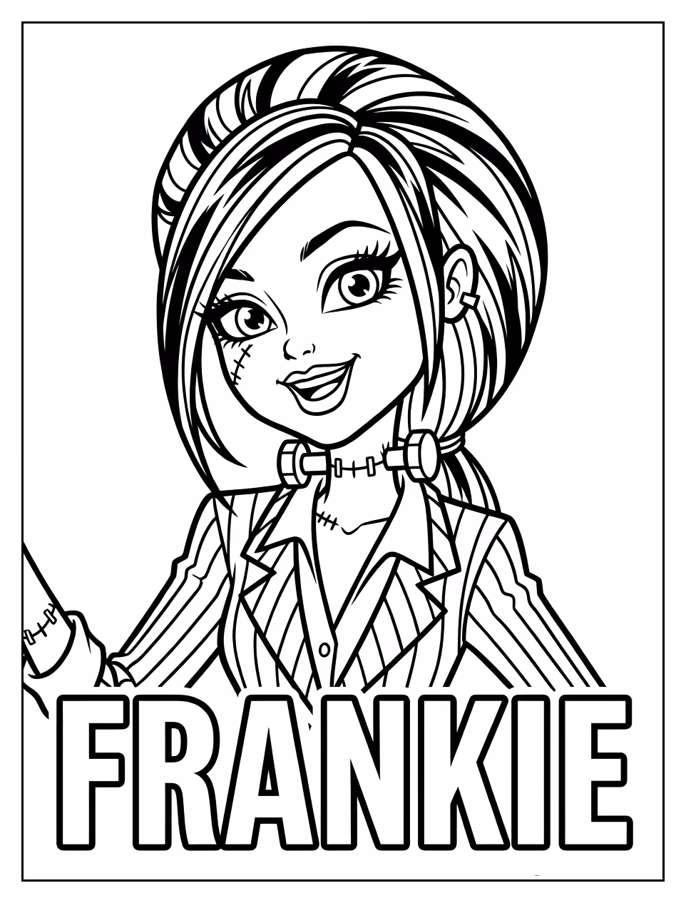 Monster high para colorir — desenho para imprimir
