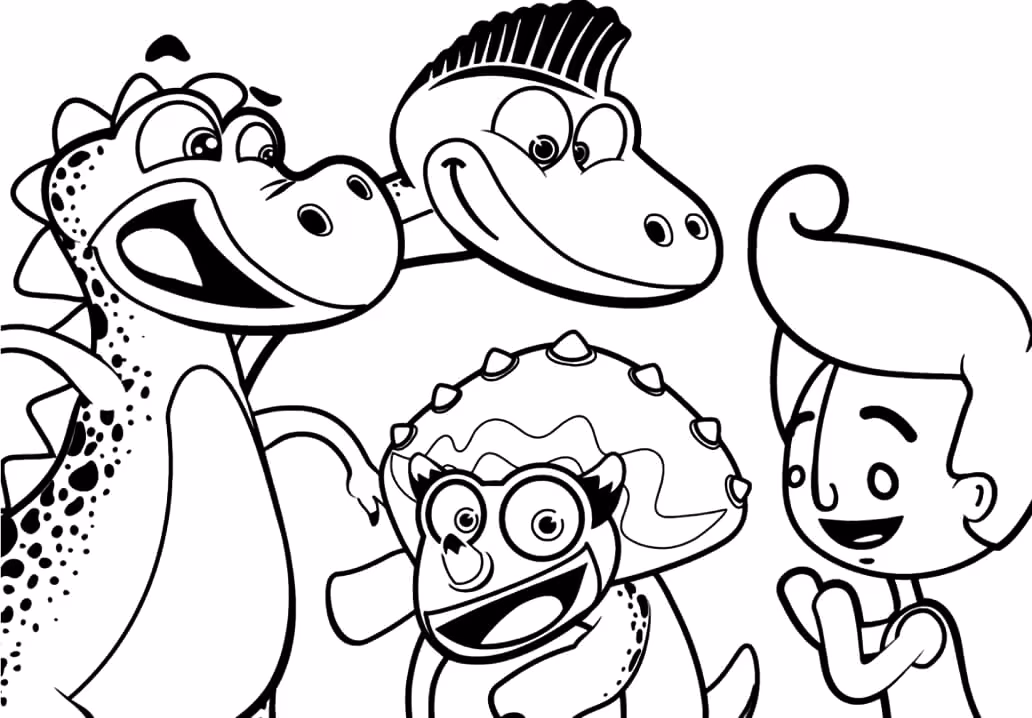 Mundo bita para colorir — desenho para imprimir