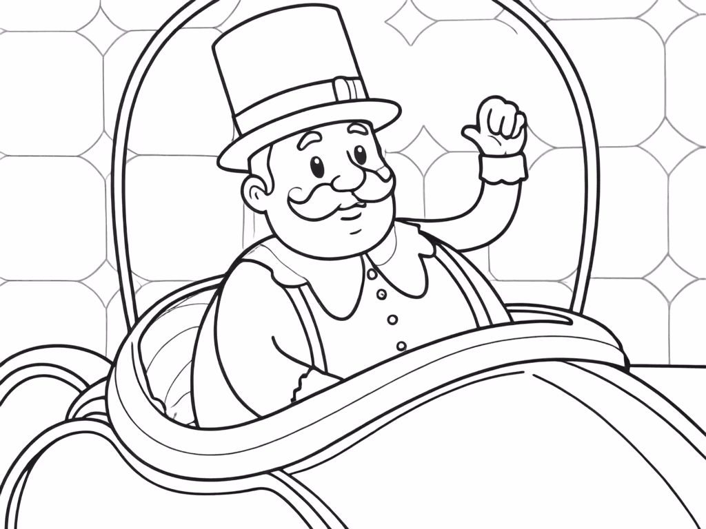 Mundo bita para colorir — desenho para imprimir