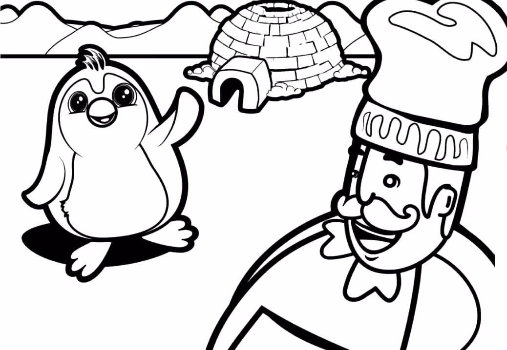 Mundo bita para colorir — desenho para imprimir