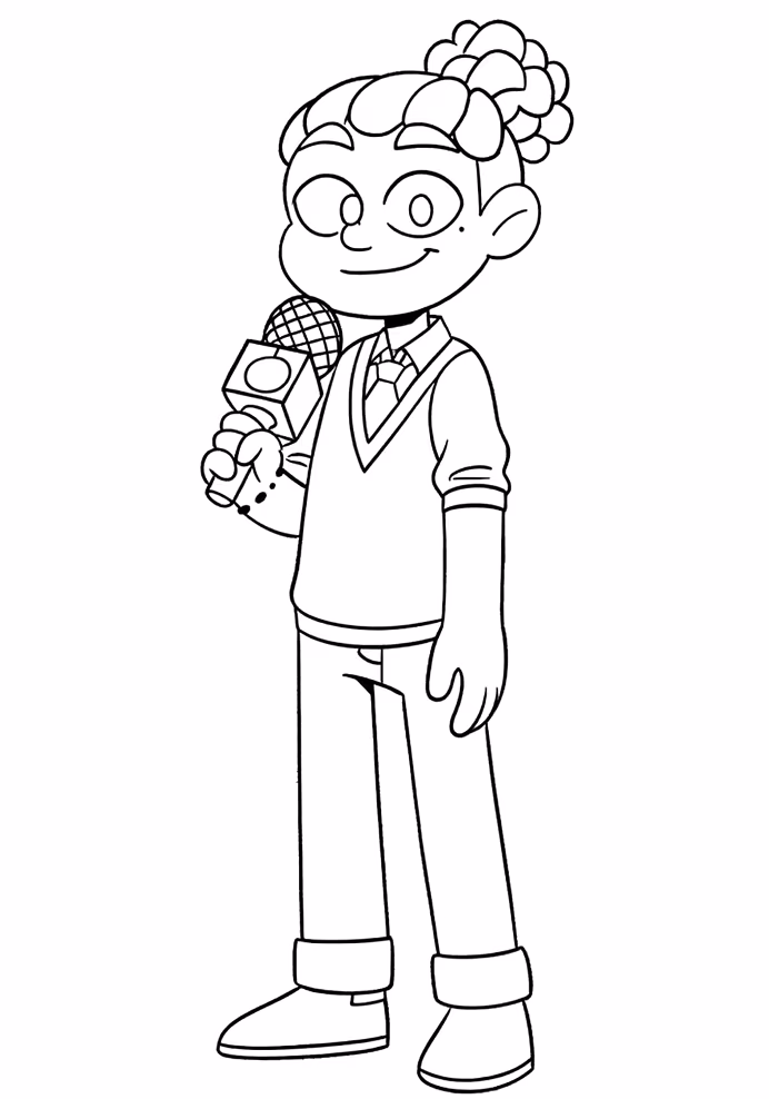 Mundo torajo para colorir — desenho para imprimir