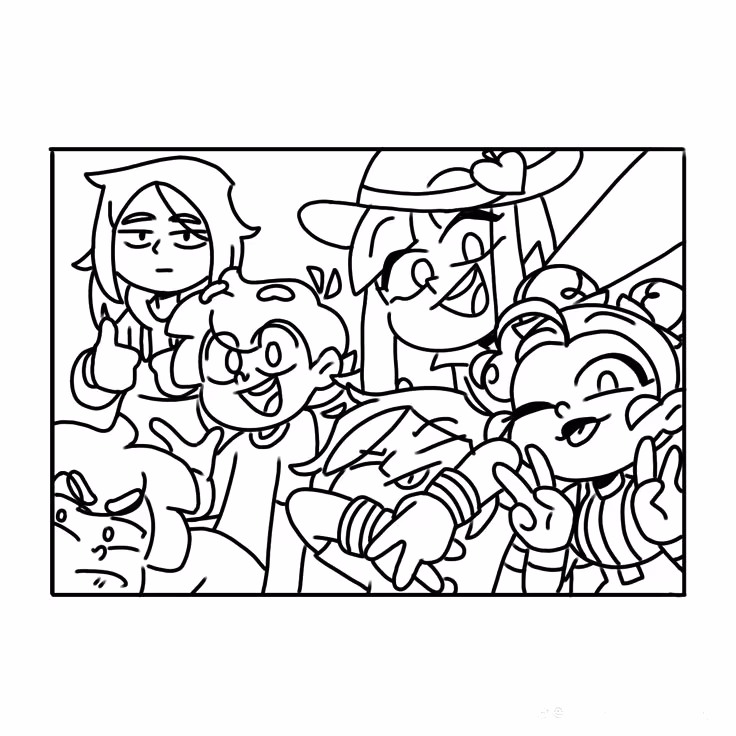 Mundo torajo para colorir — desenho para imprimir