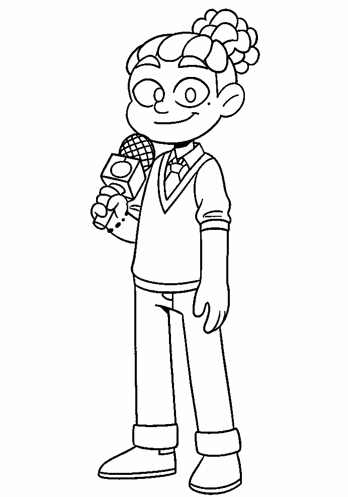 Mundo torajo para colorir — desenho para imprimir