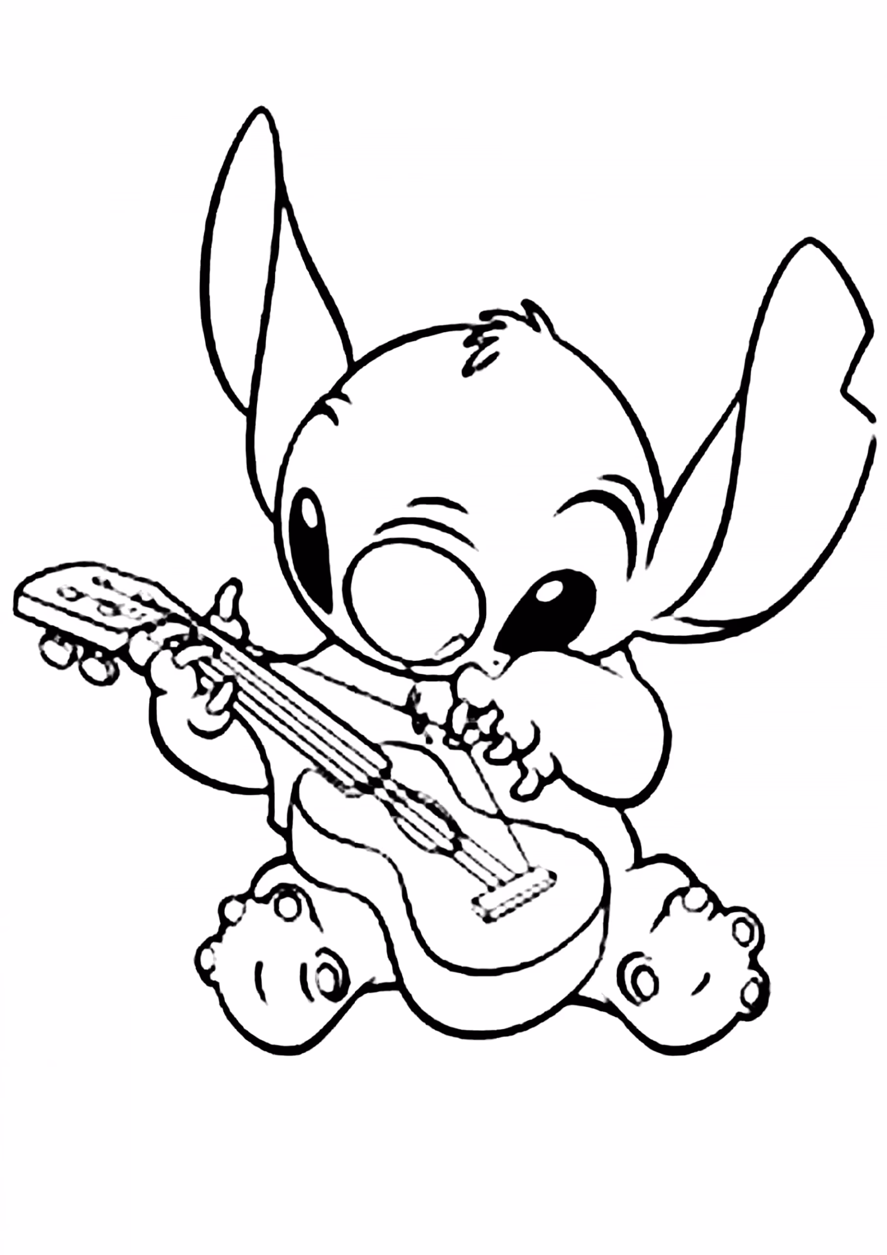 Musica para colorir — desenho para imprimir