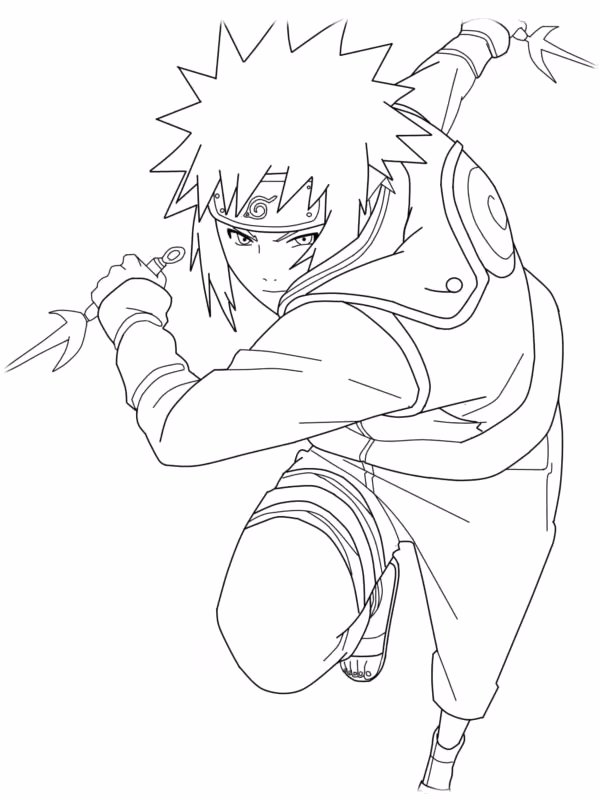 Naruto para colorir — desenho para imprimir