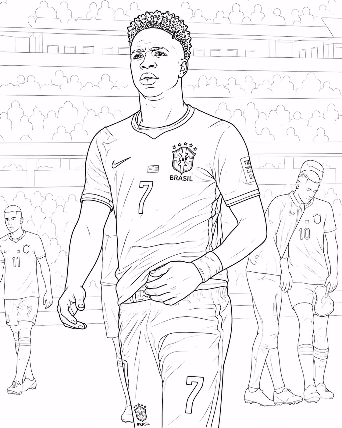 Vini para colorir — desenho para imprimir