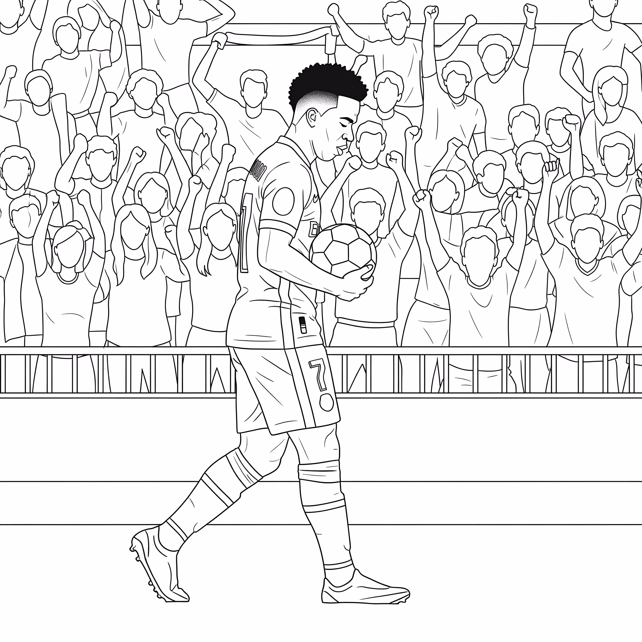 Vini jr para colorir — desenho para imprimir