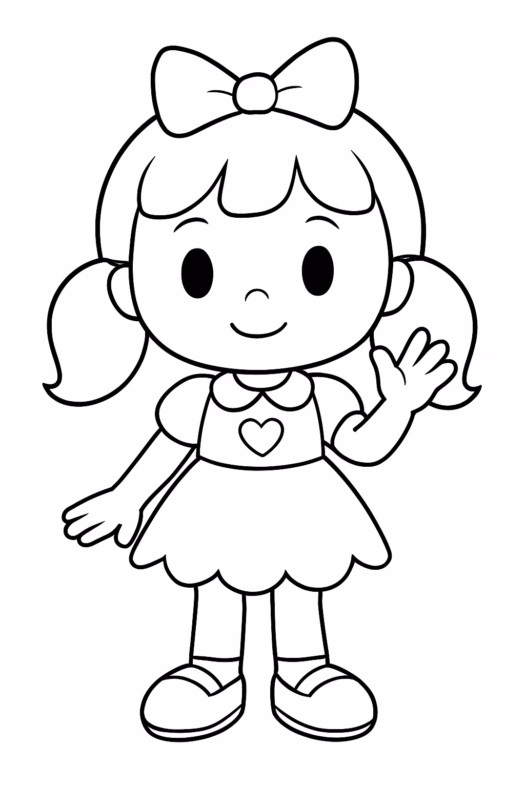 A my mellody em pessoa para colorir — desenho para imprimir