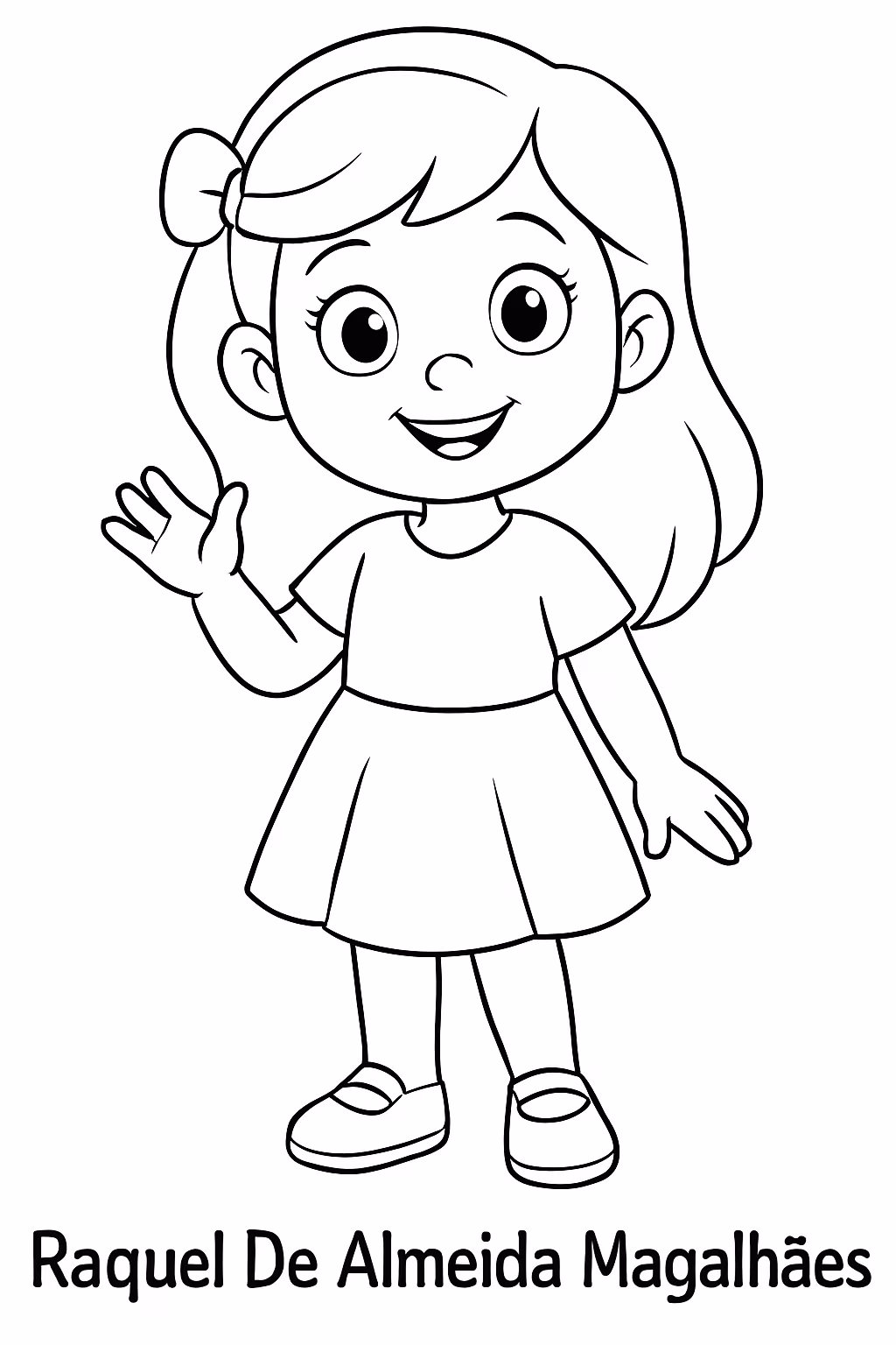 Agora com o mesmo escreva isso que eu vou ditar para colorir — desenho para imprimir