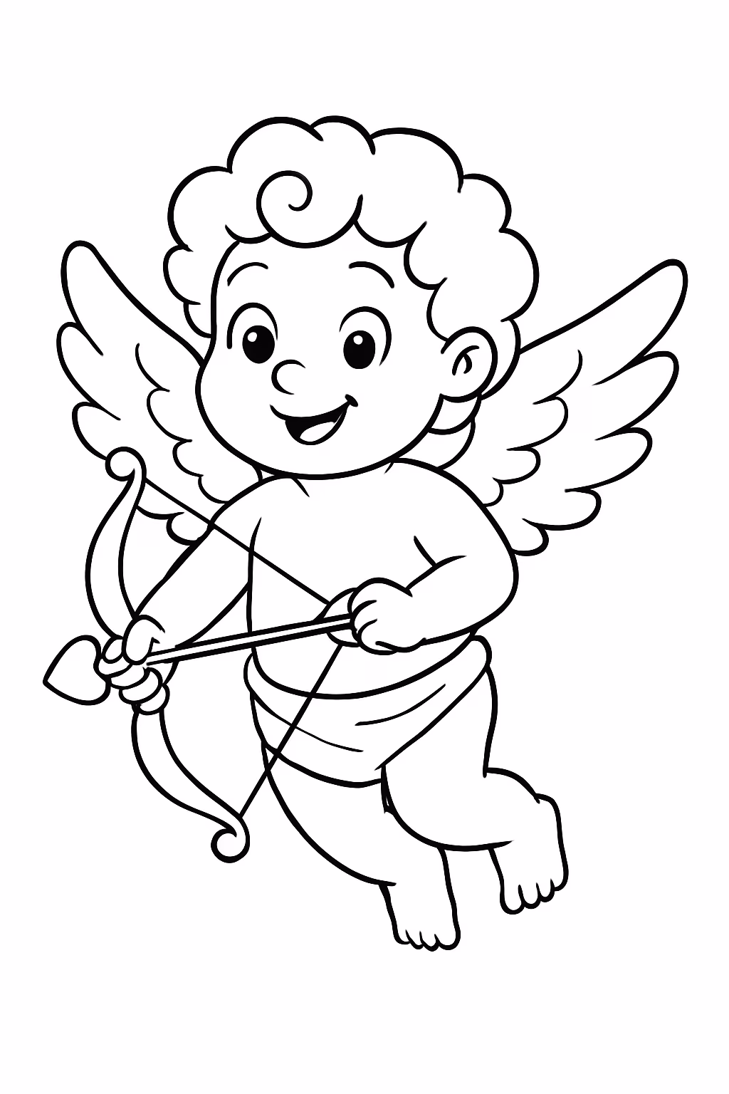 Amor para colorir — desenho para imprimir