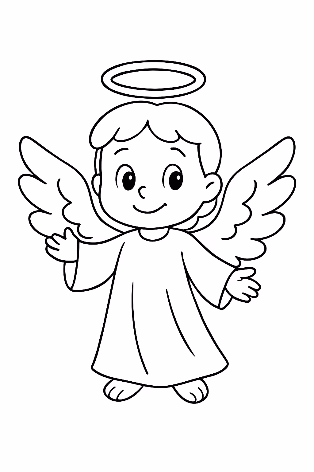 Angel e stitch para colorir — desenho para imprimir