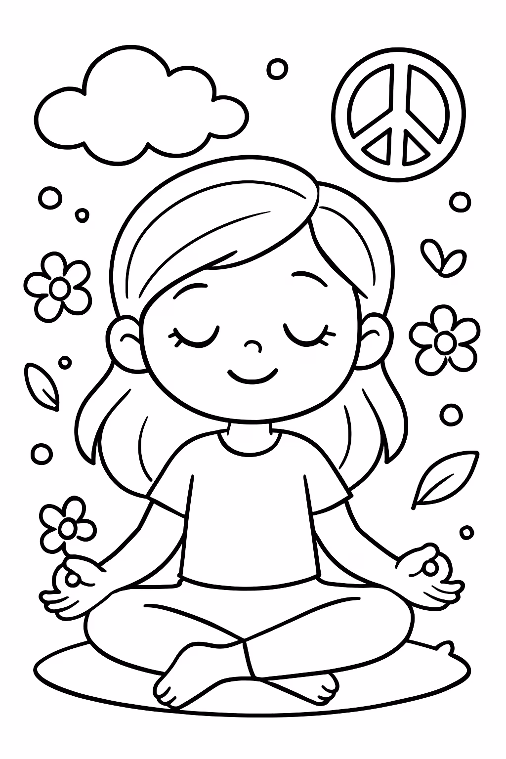 Antiestresse para colorir — desenho para imprimir