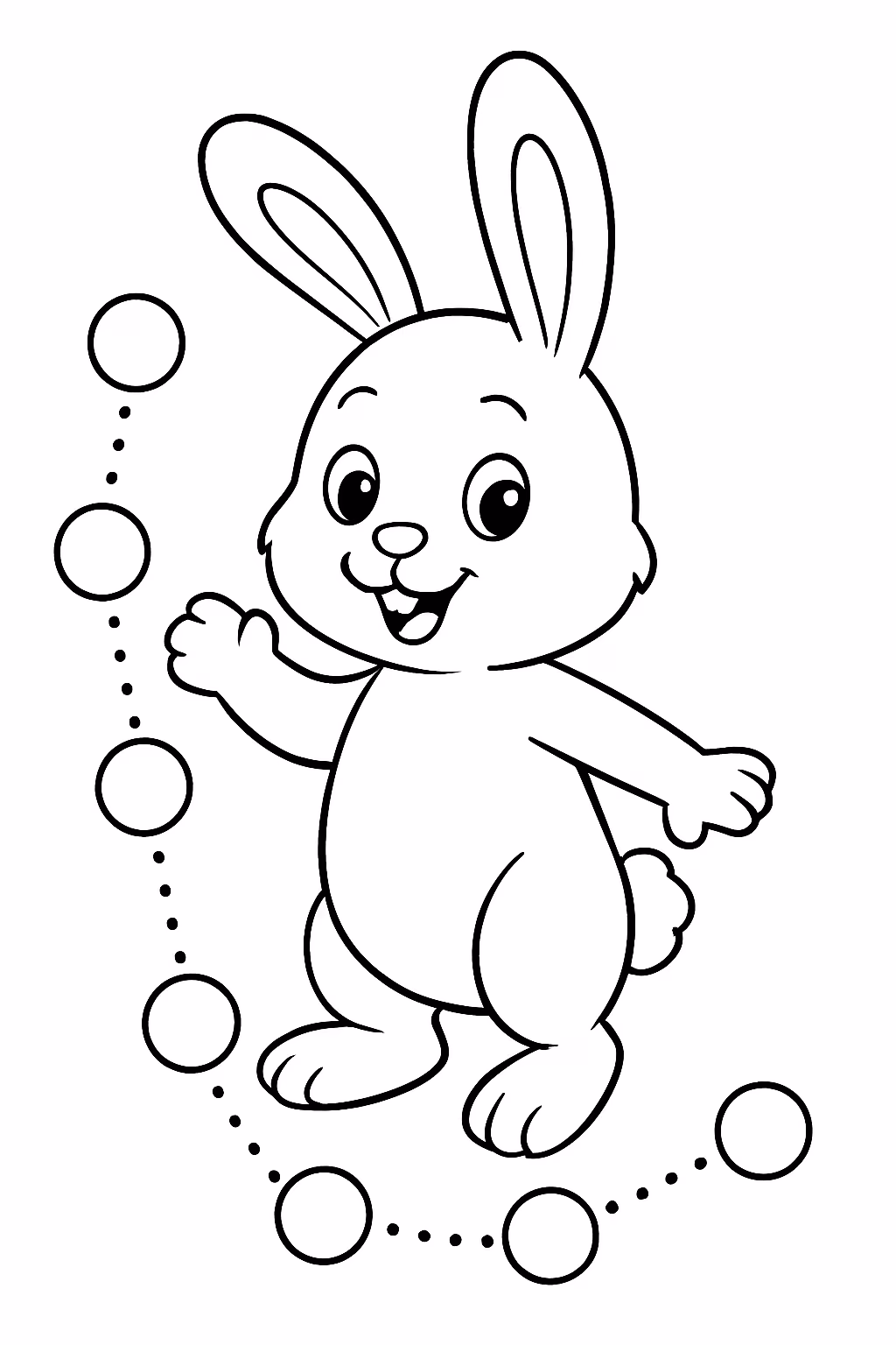 Atividade de ligar para colorir — desenho para imprimir
