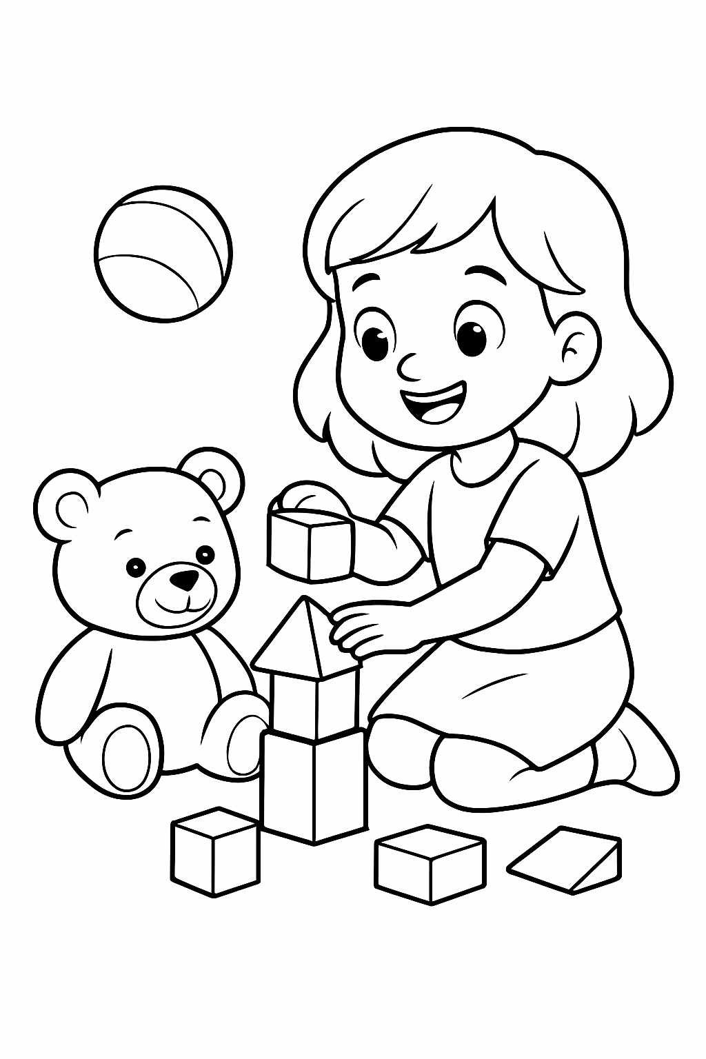 Atividades ludicas para colorir — desenho para imprimir