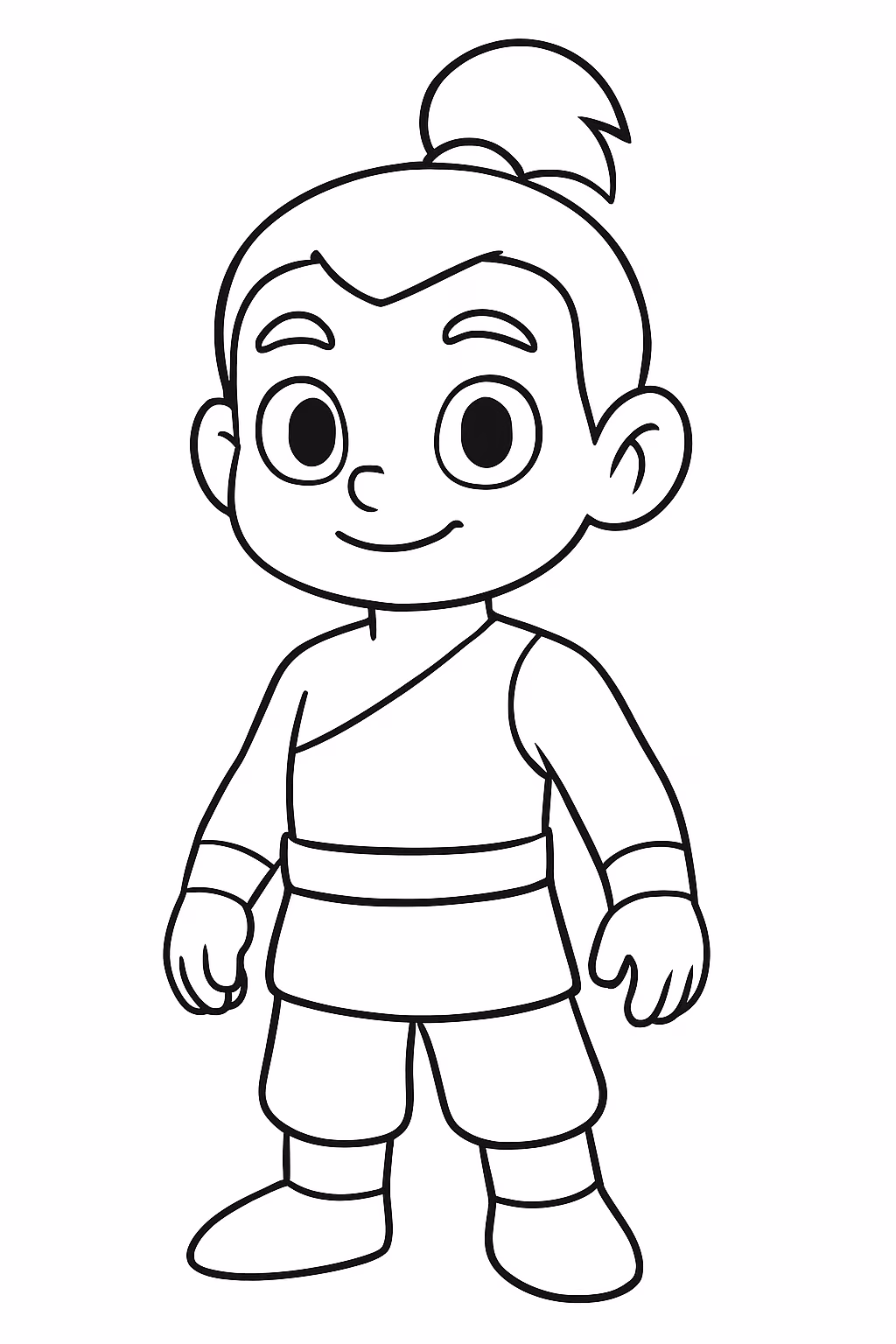 Avatar eng para colorir — desenho para imprimir