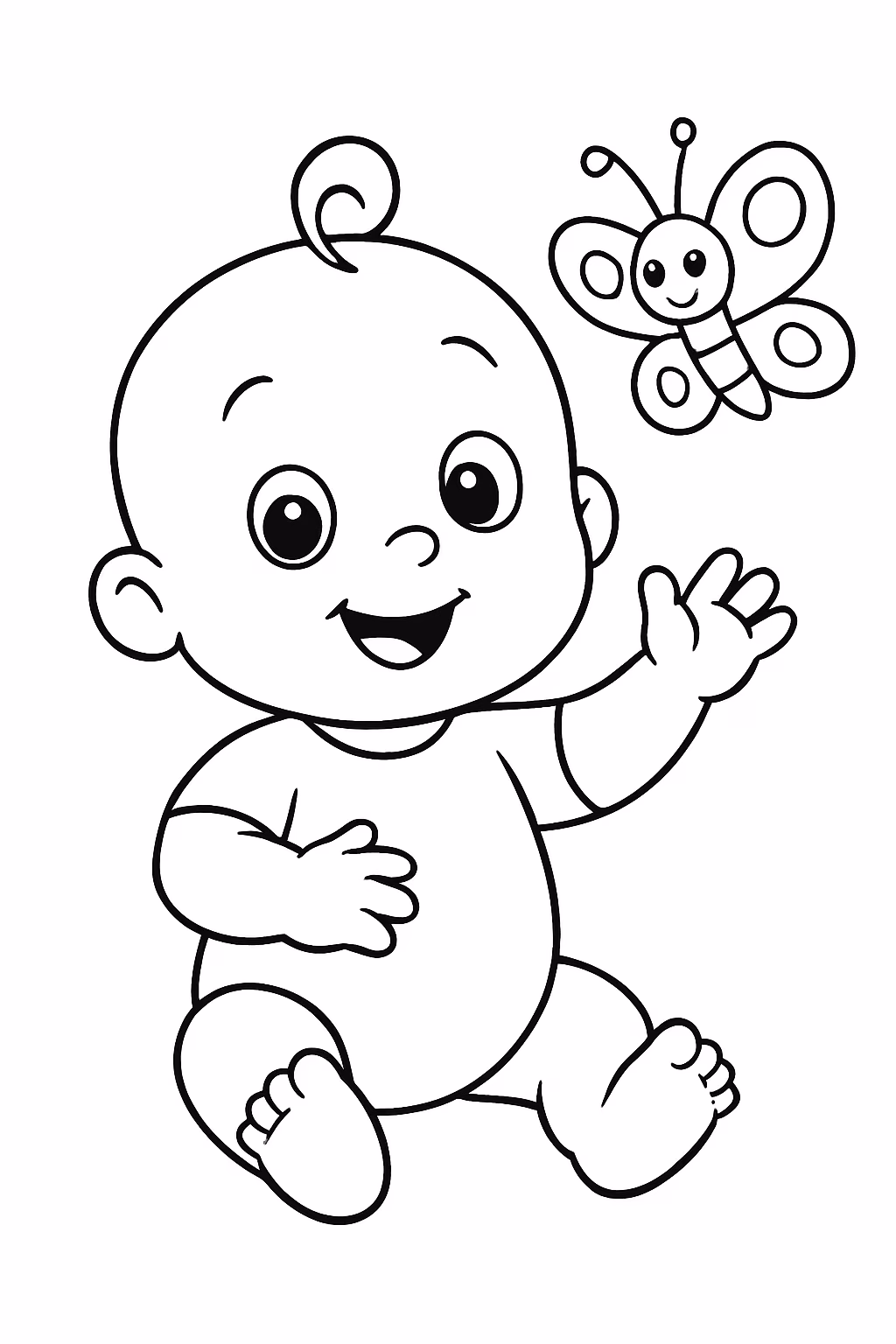 Babytv para colorir — desenho para imprimir