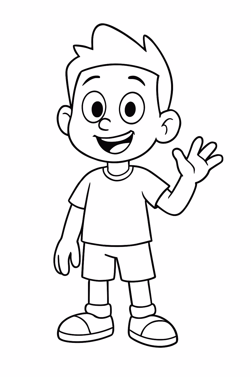 Bart para colorir — desenho para imprimir