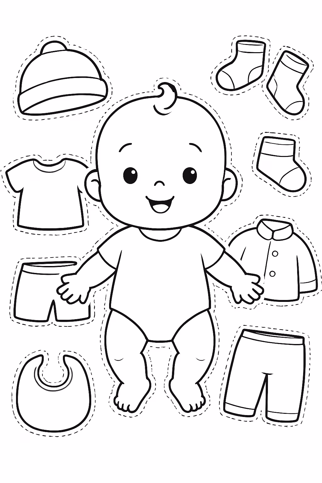 Desenhos de Carrinhos de Bebê