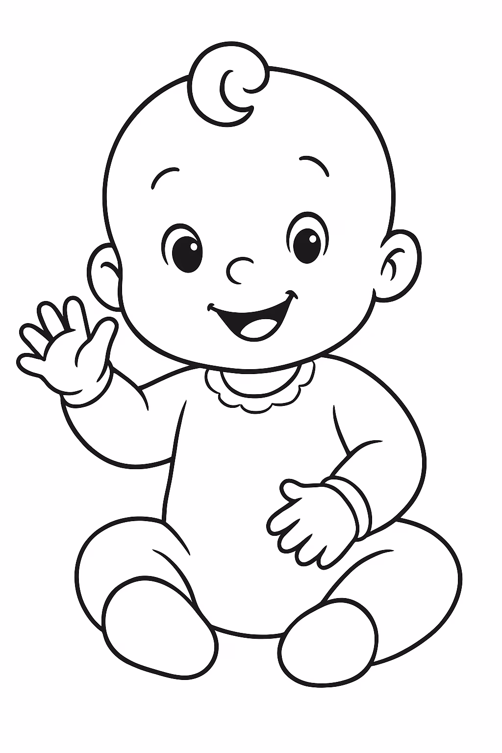 Bebe disne para colorir — desenho para imprimir