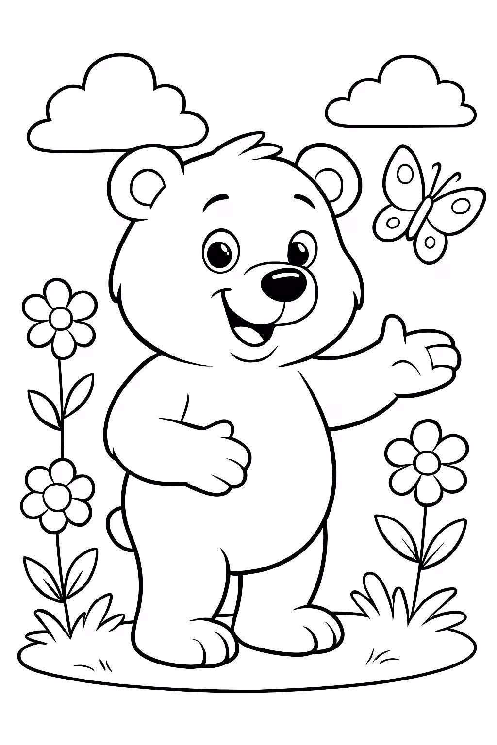 Better para colorir — desenho para imprimir
