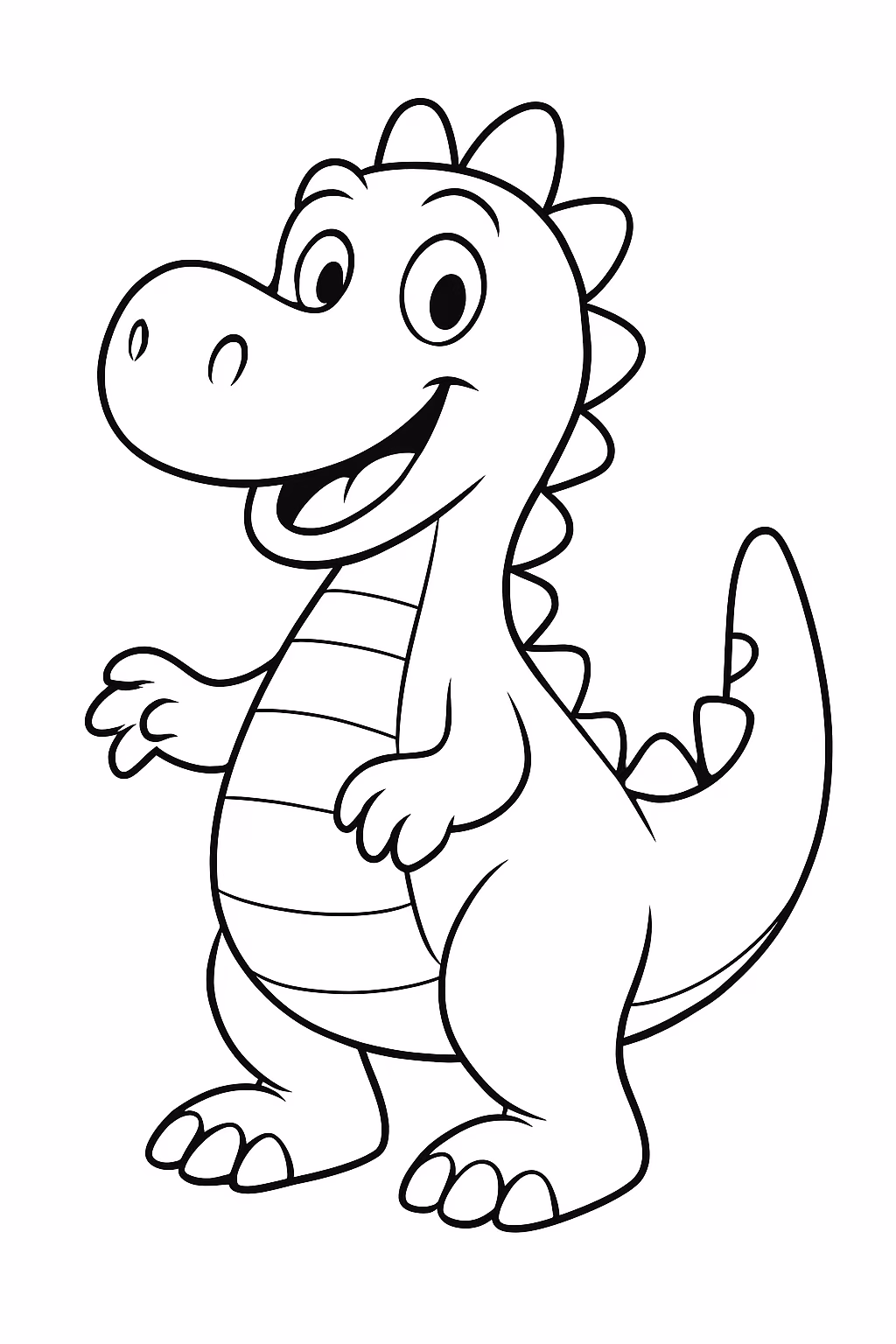 Big blu para colorir — desenho para imprimir