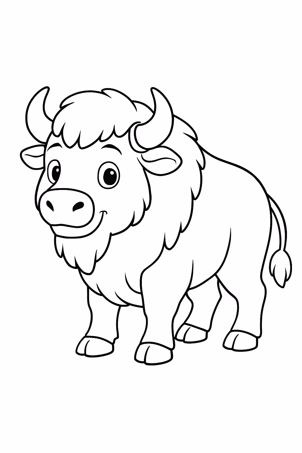 Bisao para colorir — desenho para imprimir