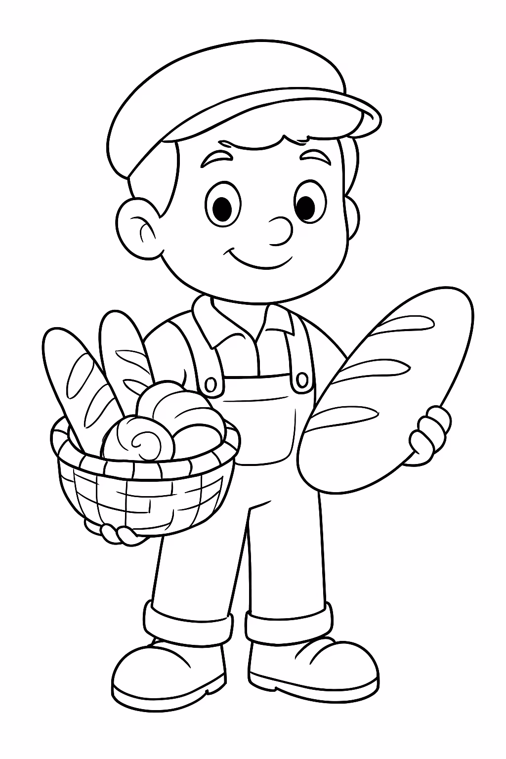 Bobbies goods para colorir — desenho para imprimir