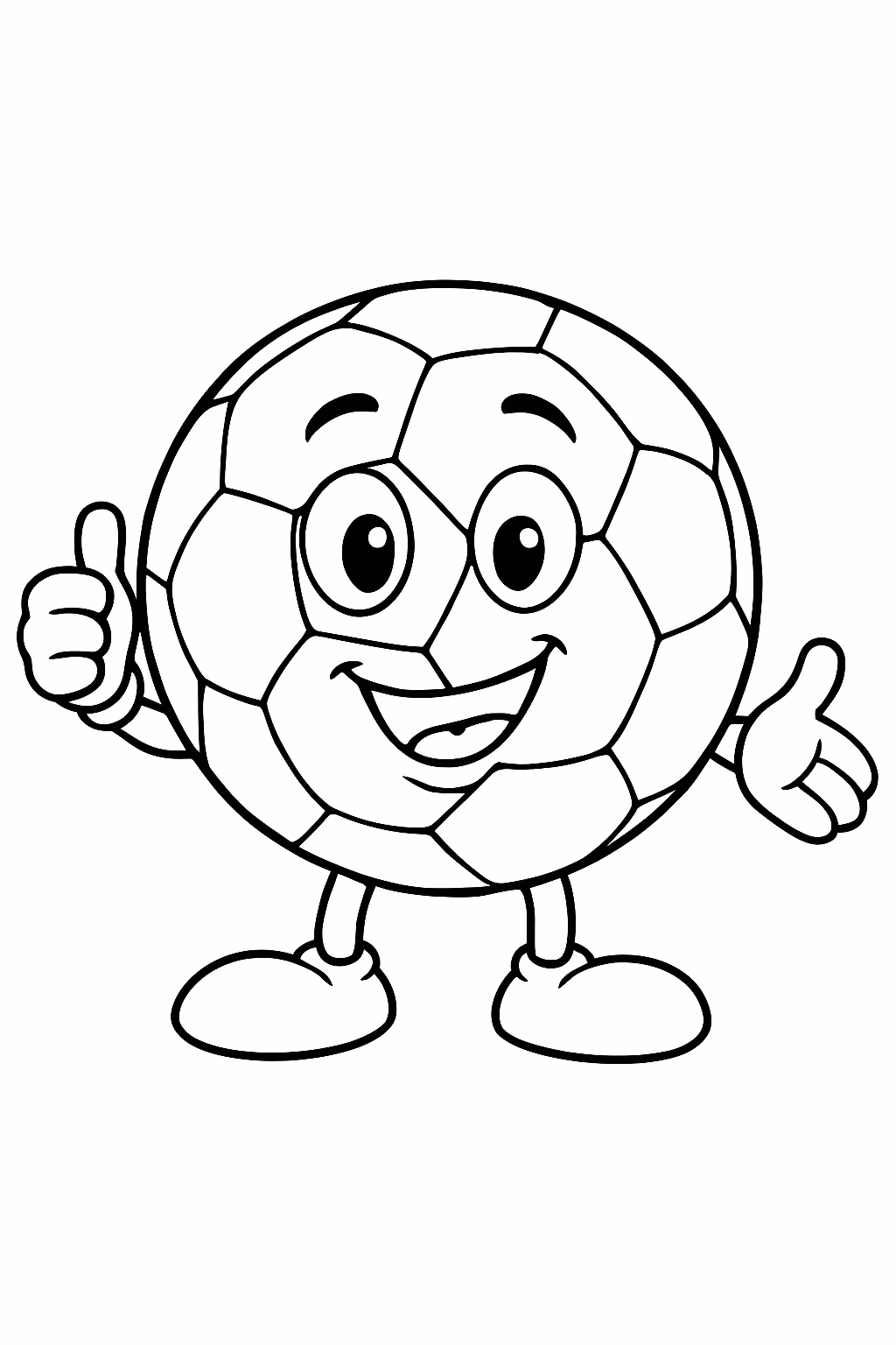 Bola copa do mundo para colorir — desenho para imprimir