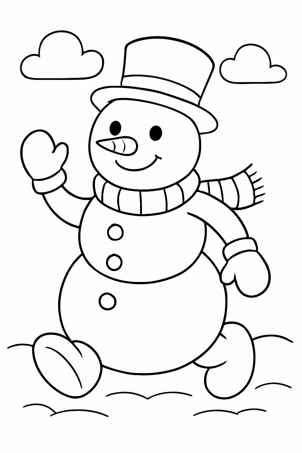 Desenhos de Paisagens de neve