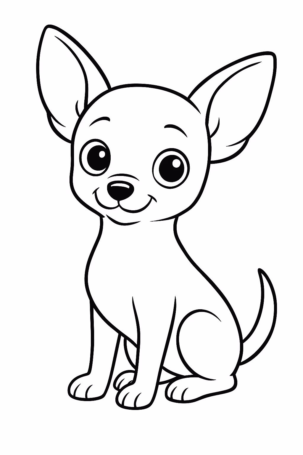 Cachorro da raca pinsher para colorir — desenho para imprimir