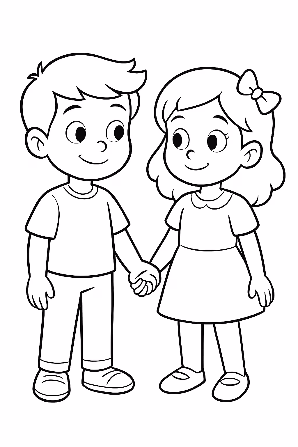 Casalzinho para colorir — desenho para imprimir