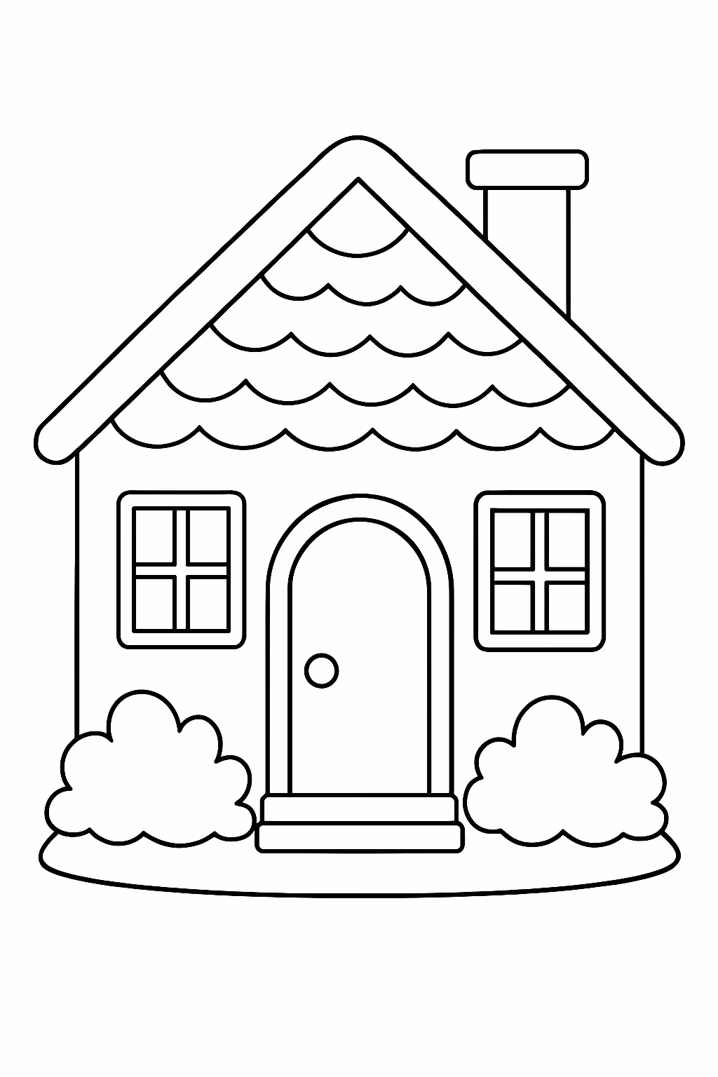 Desenhos de Casinhas para Montar
