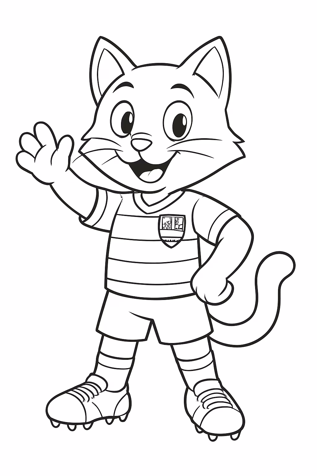 Catinha do flamengo para colorir — desenho para imprimir