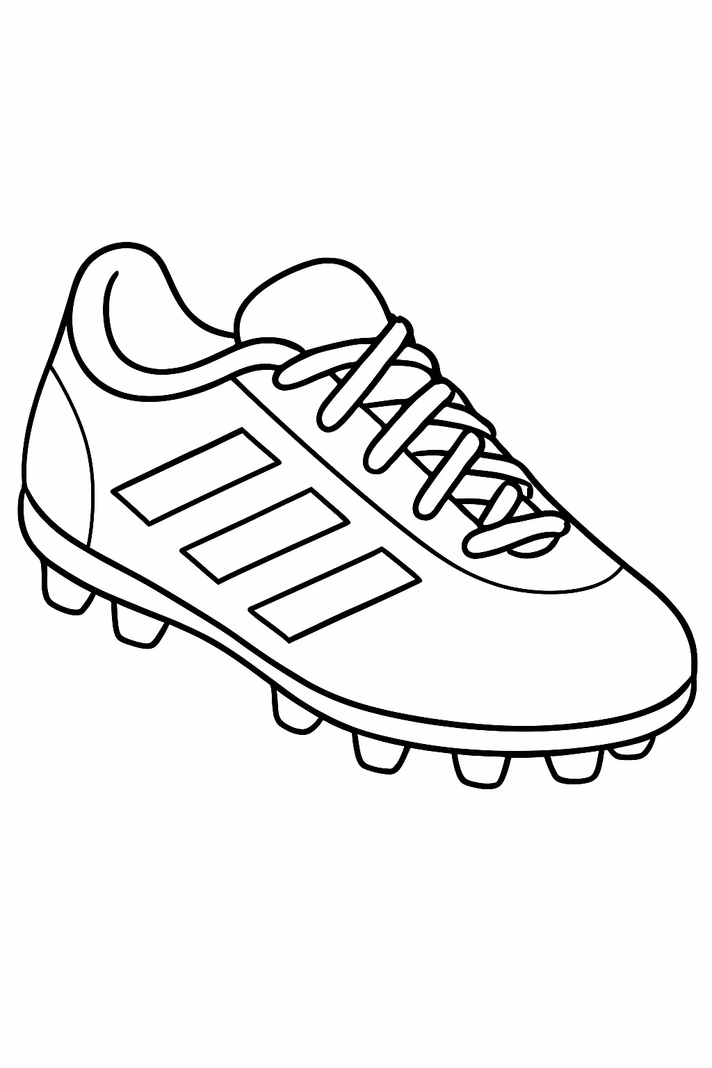 Chuteira oficial da adidas para colorir — desenho para imprimir
