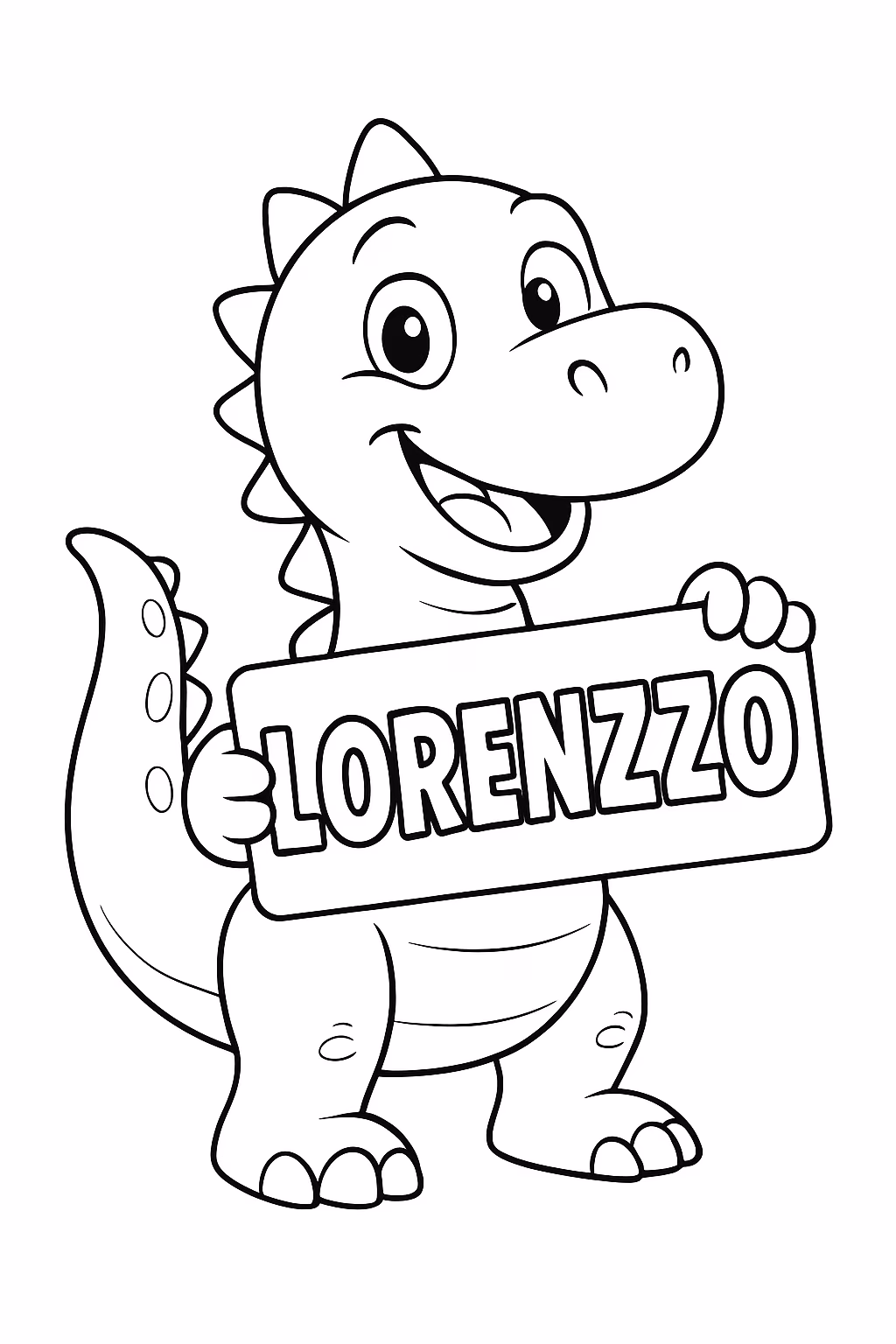 Cobrir o nome lorenzzo para colorir — desenho para imprimir