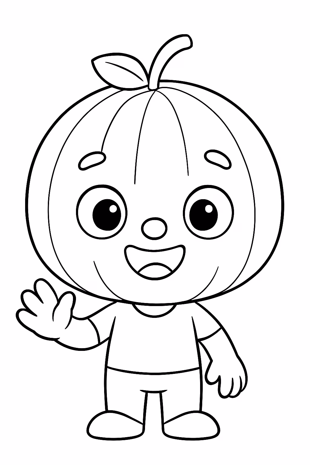 Cocomellon para colorir — desenho para imprimir
